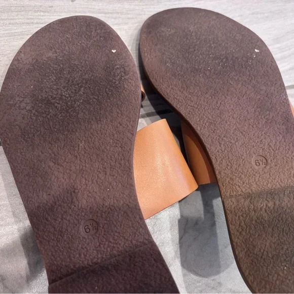 Madewell Tan Slide Sandals - Picture 6 of 6